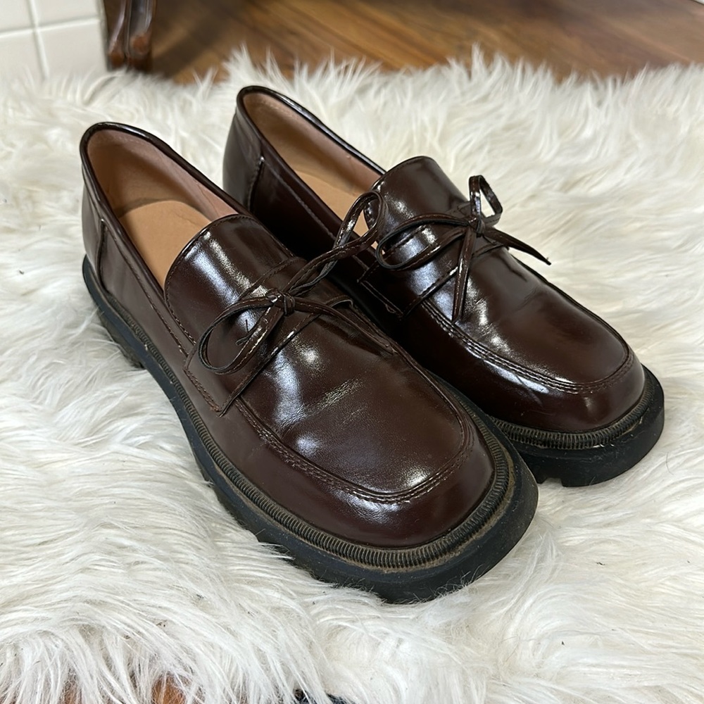 Dark Brown Chunky Loafers